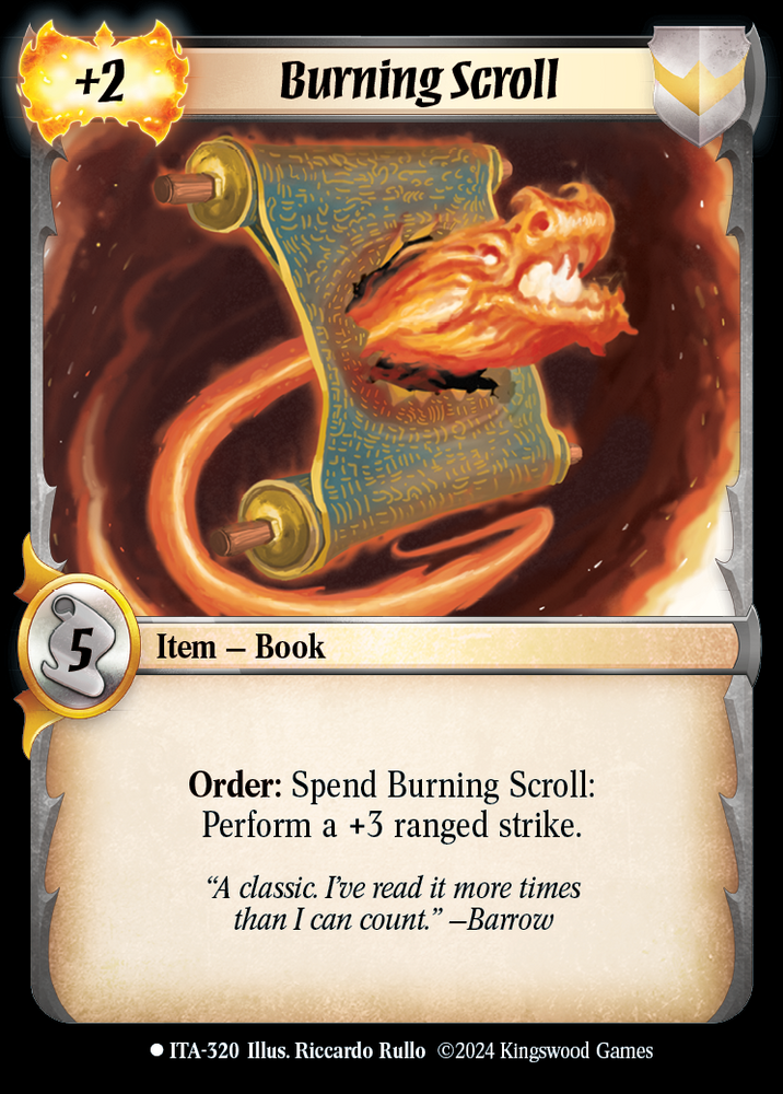 Burning Scroll [Into the Accordlands]