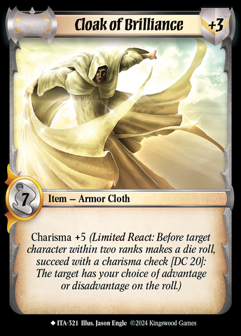 Cloak of Brilliance [Into the Accordlands]