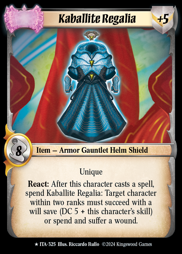Kaballite Regalia [Into the Accordlands]