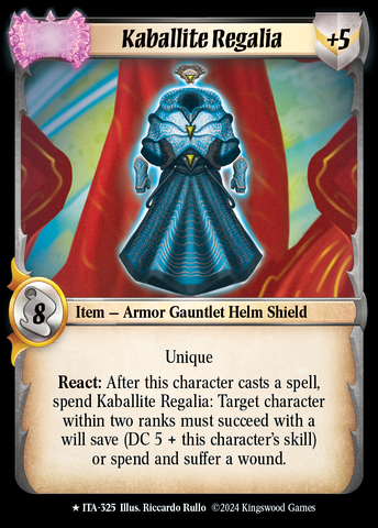 Kaballite Regalia [Into the Accordlands]