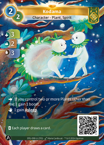 Kodama (BTG-098-U-2701) (DIGITAL) (KS ALT ART) (UNIQUE) (FOIL)