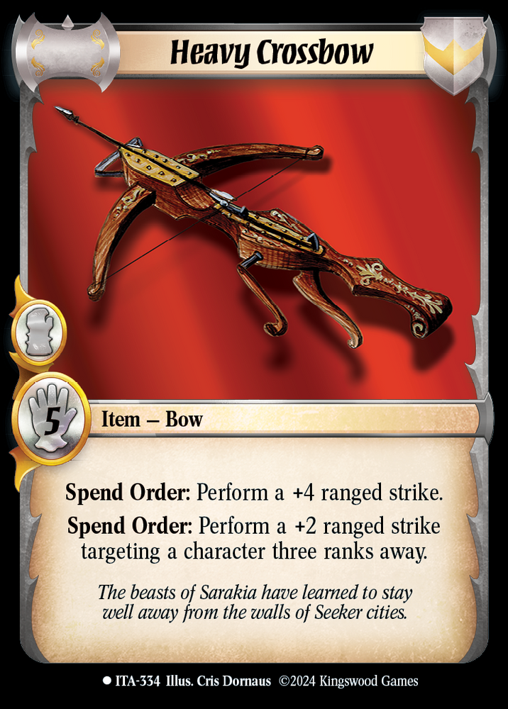 Heavy Crossbow [Into the Accordlands]