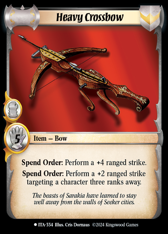 Heavy Crossbow [Into the Accordlands]