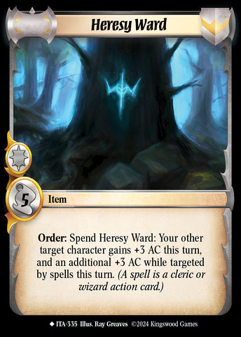 Heresy Ward [Into the Accordlands]