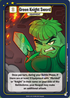 Green Knight Sword [Meridell Starter Deck]