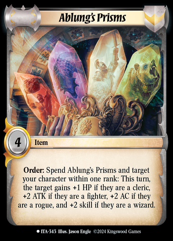 Ablung's Prisms [Into the Accordlands]