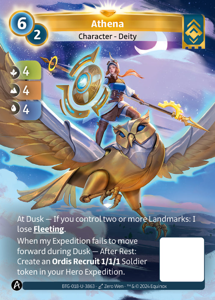 Athena (BTG-018-U-3863) (DIGITAL) (KS ALT ART) (UNIQUE) (FOIL)