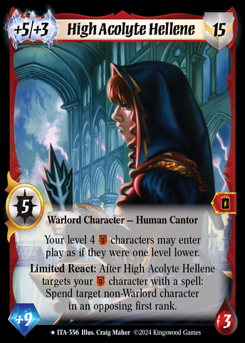 High Acolyte Hellene (Extended Art) [Into the Accordlands]