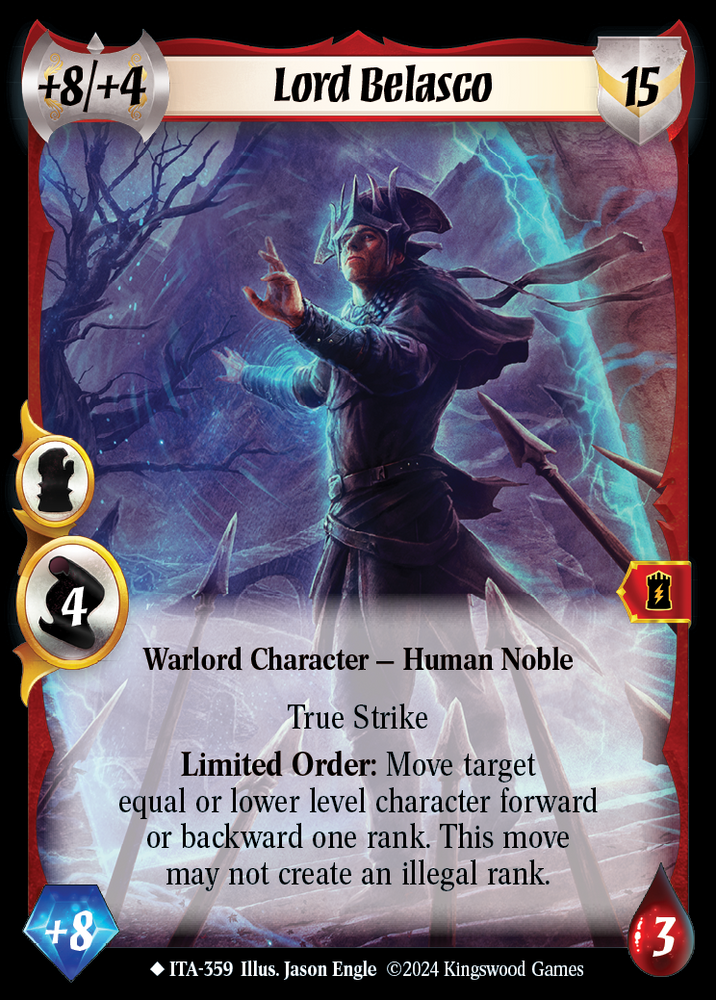 Lord Belasco (Extended Art) [Into the Accordlands]