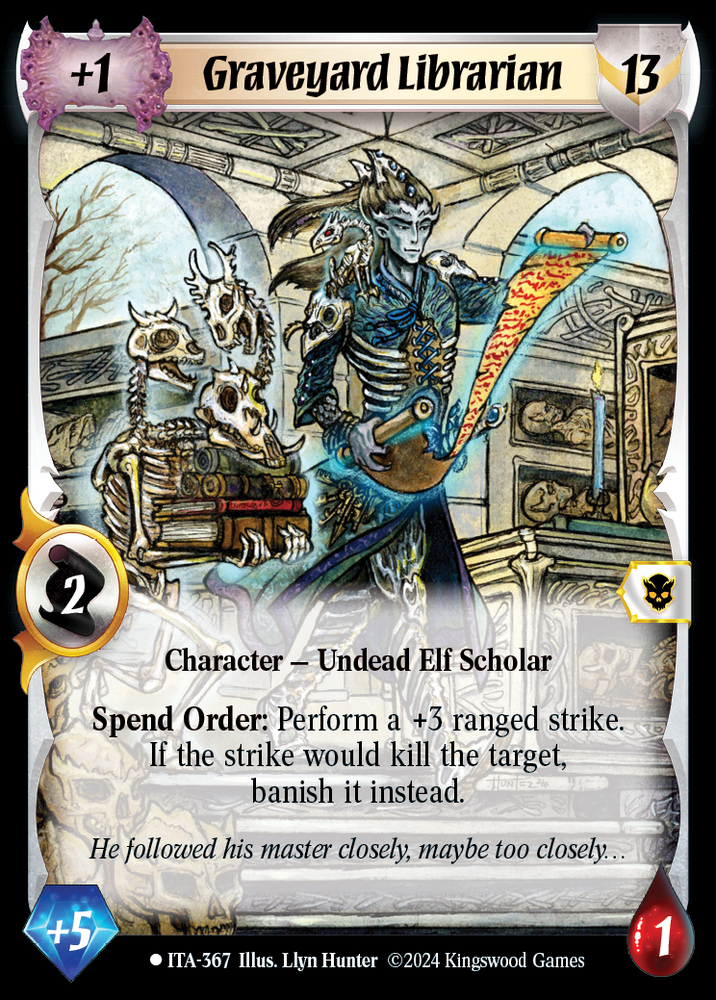Graveyard Librarian (Extended Art) [Into the Accordlands]