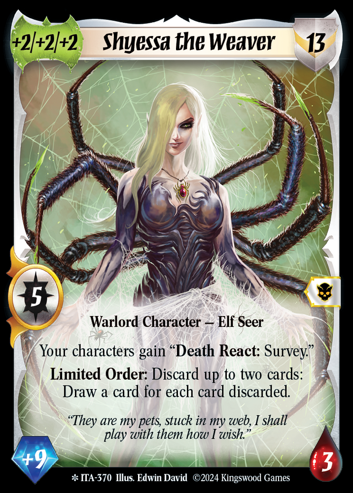 Shyessa the Weaver (Extended Art) [Into the Accordlands]