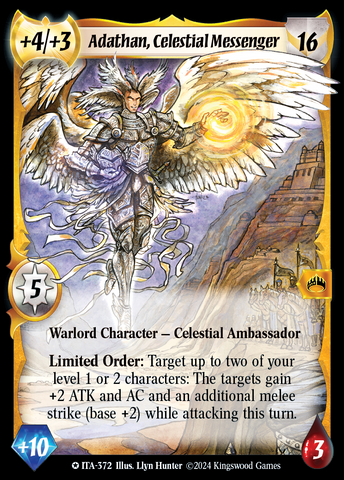 Adathan, Celestial Messenger (Extended Art) [Into the Accordlands]