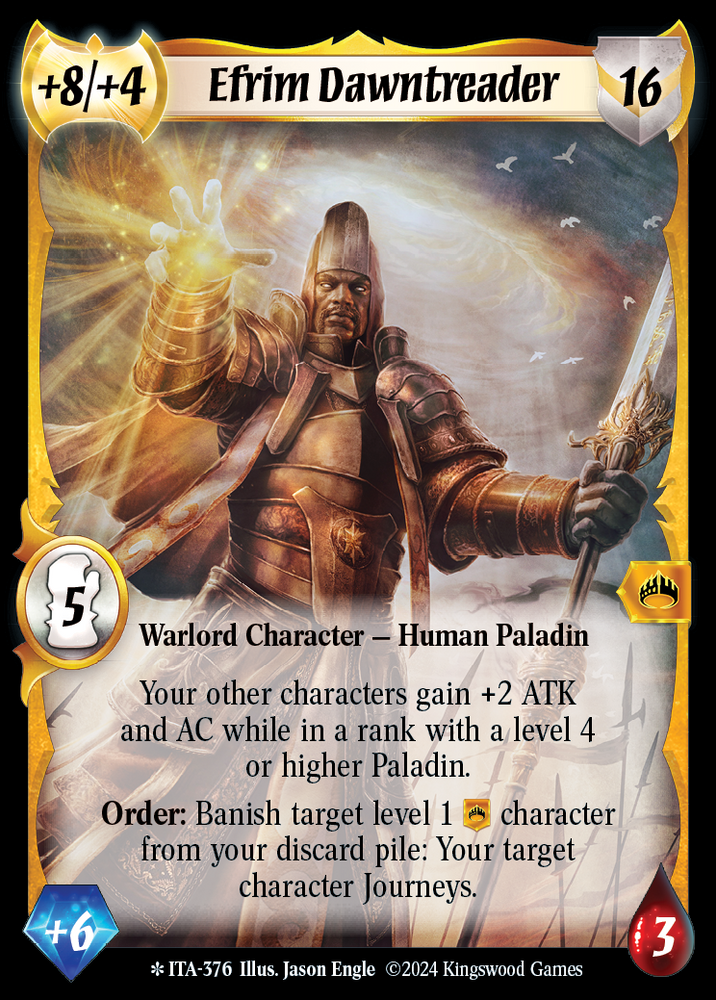 Efrim Dawntreader (Extended Art) [Into the Accordlands]