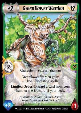 Greenflower Warden (Extended Art) [Into the Accordlands]