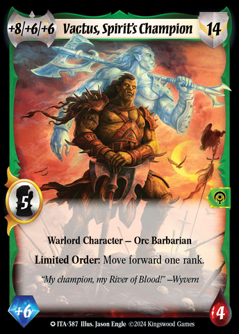 Vactus, Spirit's Champion (Extended Art) [Into the Accordlands]