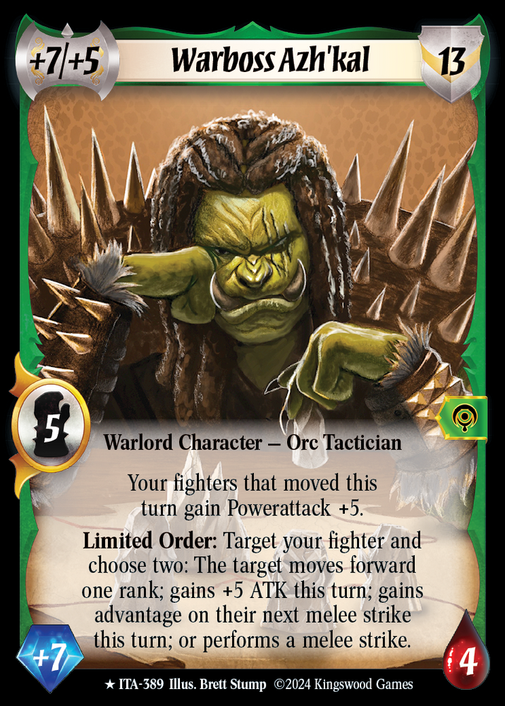 Warboss Azh'kal (Extended Art) [Into the Accordlands]
