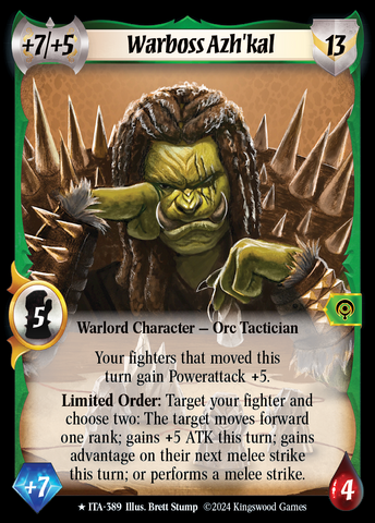 Warboss Azh'kal (Extended Art) [Into the Accordlands]