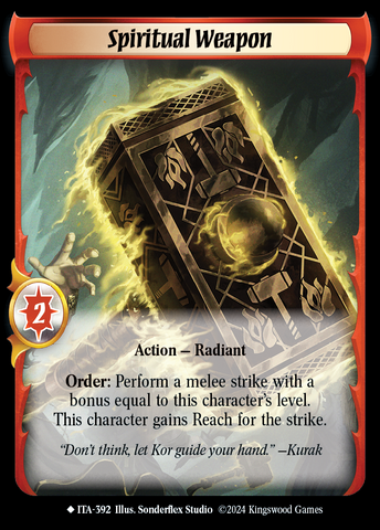 Spiritual Weapon (Extended Art) [Into the Accordlands]