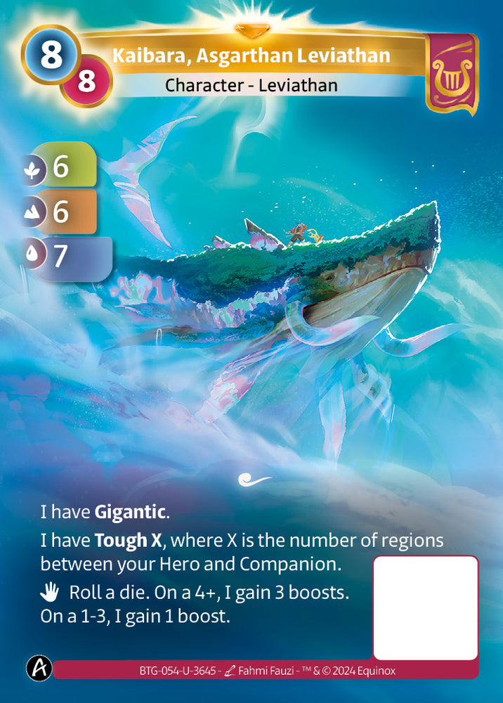 Kaibara, Asgarthan Leviathan (BTG-054-U-3645) (PHYSICAL) (UNIQUE)