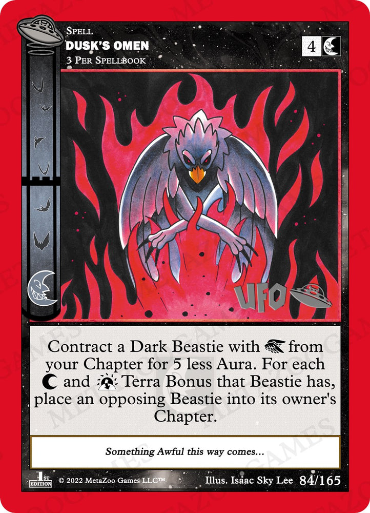 Dusk's Omen [Cryptid Nation: UFO First Edition Spoiler Pack]