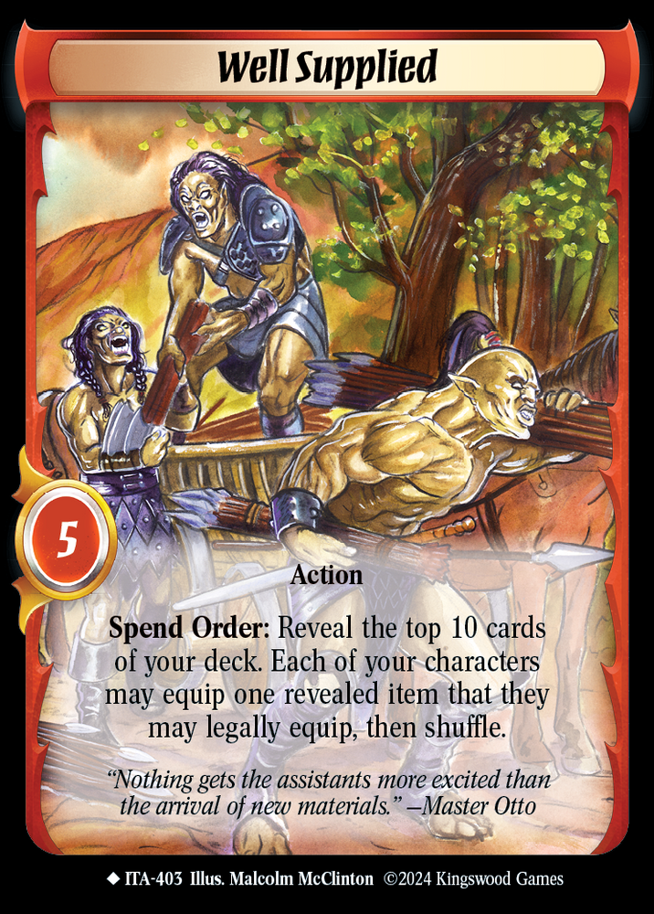 Well Supplied (Extended Art) [Into the Accordlands]