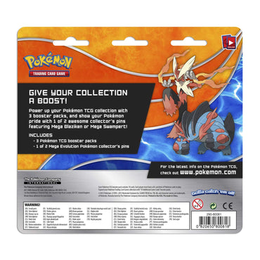 XY: BREAKthrough - Collector's Pin 3-Pack Blister (Mega Blaziken)