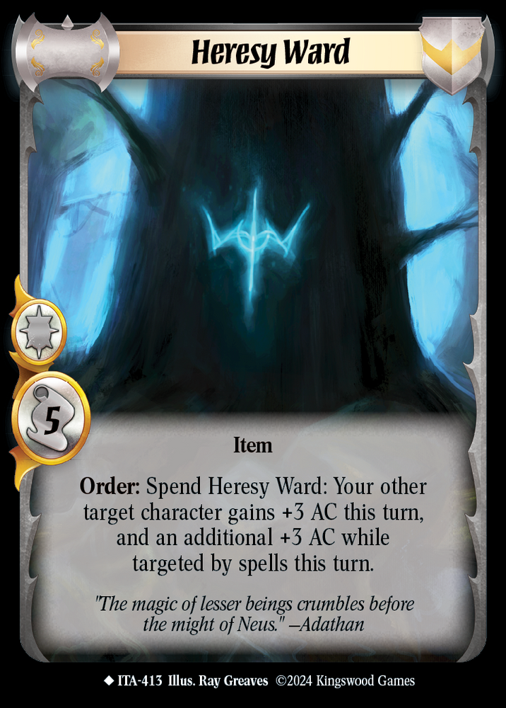 Heresy Ward (Extended Art) [Into the Accordlands]