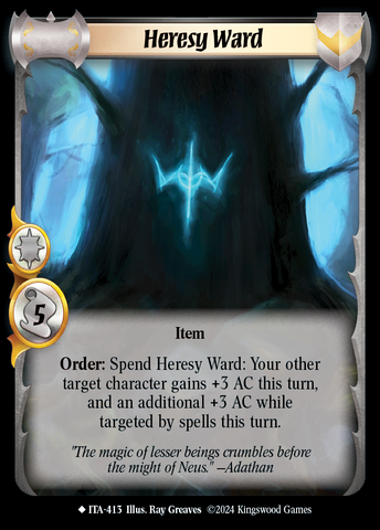 Heresy Ward (Extended Art) [Into the Accordlands]
