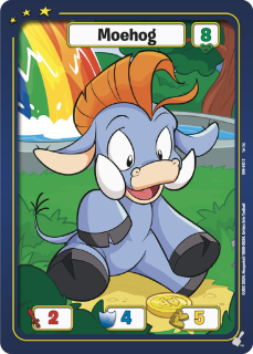 Moehog (Blue) [Defenders of Neopia]