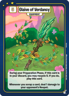 Glaive of Verdancy [Illusen's Glade Structure Deck]