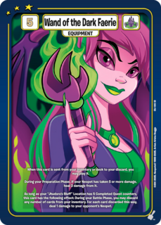 Wand of the Dark Faerie [Jhudora's Bluff Structure Deck]