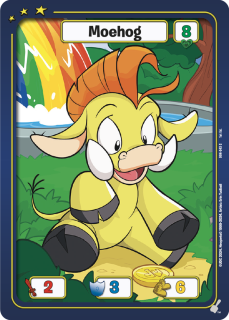 Moehog (Yellow) [Defenders of Neopia]