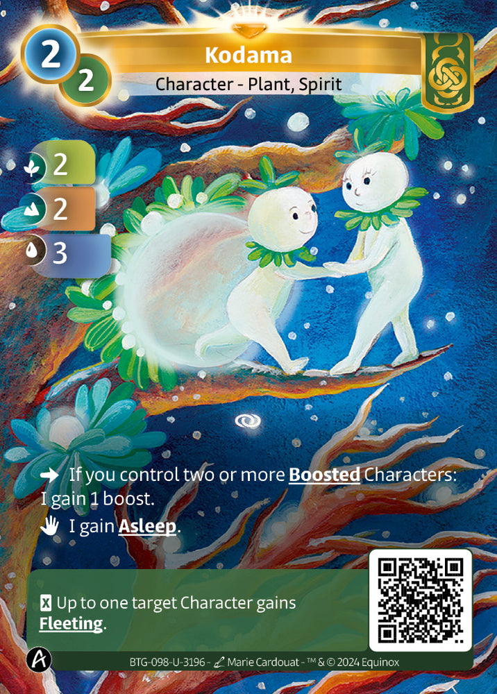 Kodama (BTG-098-U-3196) (DIGITAL) (KS ALT ART) (UNIQUE) (FOIL)