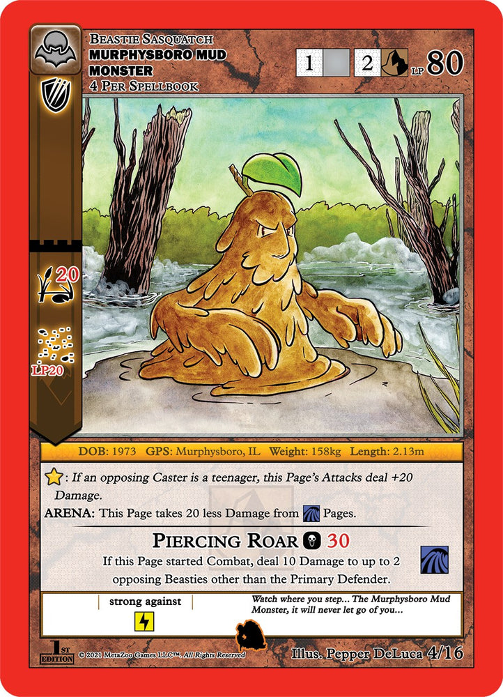 Murphysboro Mud Monster [Cryptid Nation: Nightfall First Edition Tribal Theme Decks]