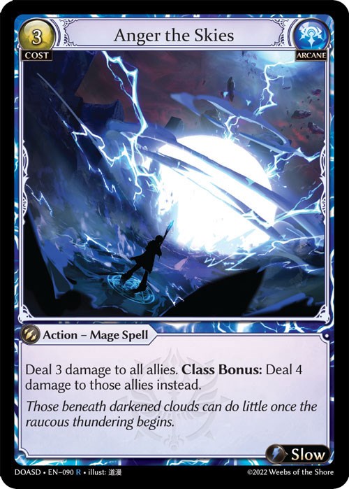 Anger the Skies (090) [Dawn of Ashes: Starter Decks]