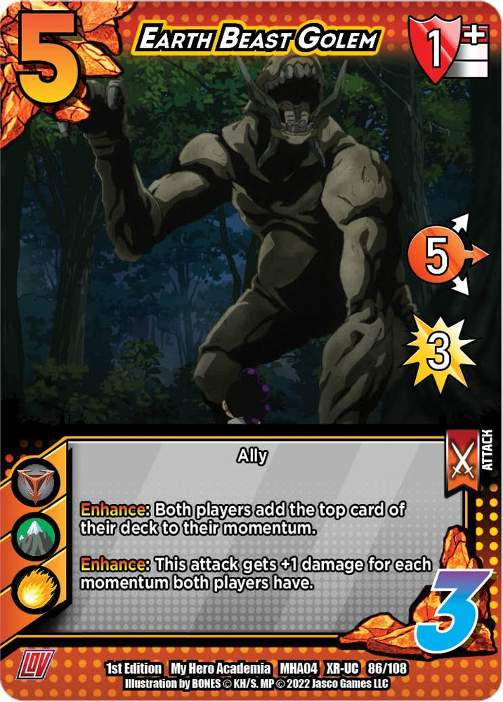 Earth Beast Golem (XR) [League of Villains Unlimited]