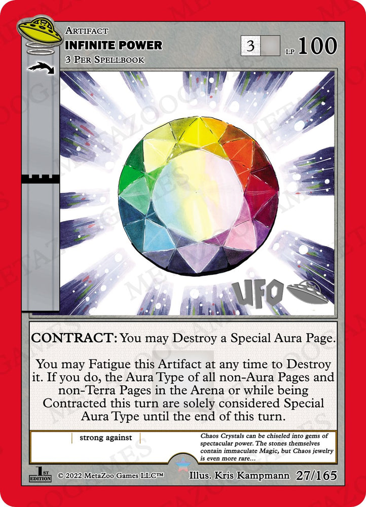 Infinite Power [Cryptid Nation: UFO First Edition Spoiler Pack]
