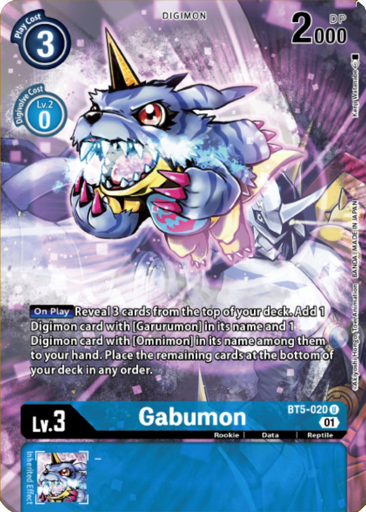 Gabumon [BT5-020] (Digimon Royal Knights Card Set) [Battle of Omni Promos]