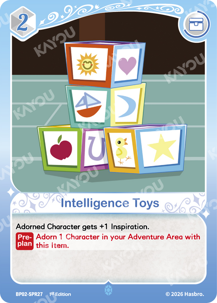 Intelligence Toys (BP02-SPR27) [Discord]