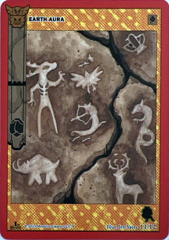 Earth Aura (Kee-Wakw) [Native: First Edition Release Event Deck]