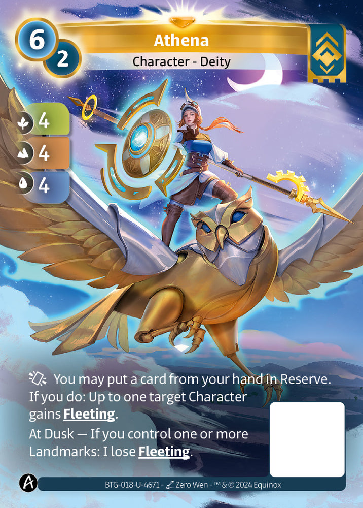 Athena (BTG-018-U-4671) (DIGITAL) (KS ALT ART) (UNIQUE) (FOIL)