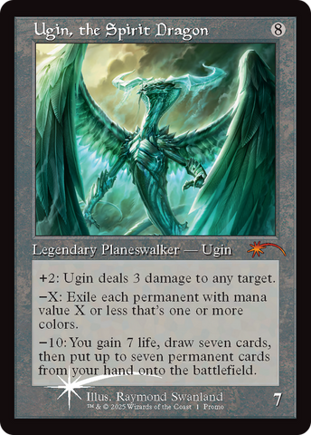 Ugin, the Spirit Dragon (Retro Frame) [Secret Lair Drop Series]