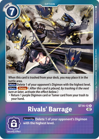 Rival's Barrage [ST14-12] [Starter Deck: Beelzemon Advanced Deck Set]