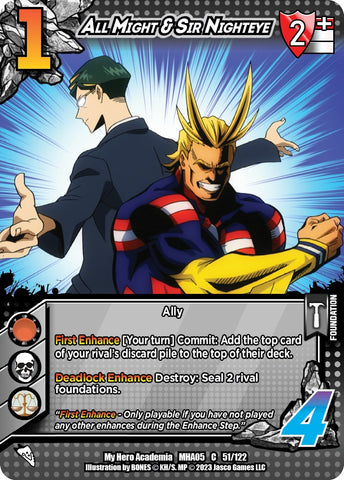 All Might & Sir Nighteye [Undaunted Raid]