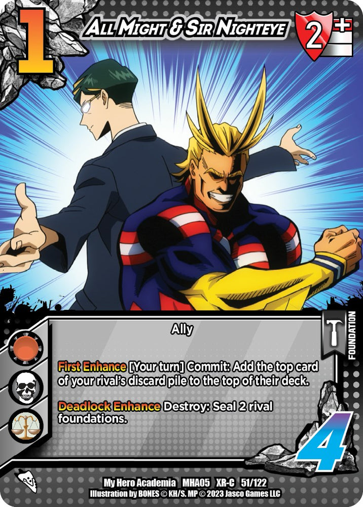 All Might & Sir Nighteye (XR) [Undaunted Raid]