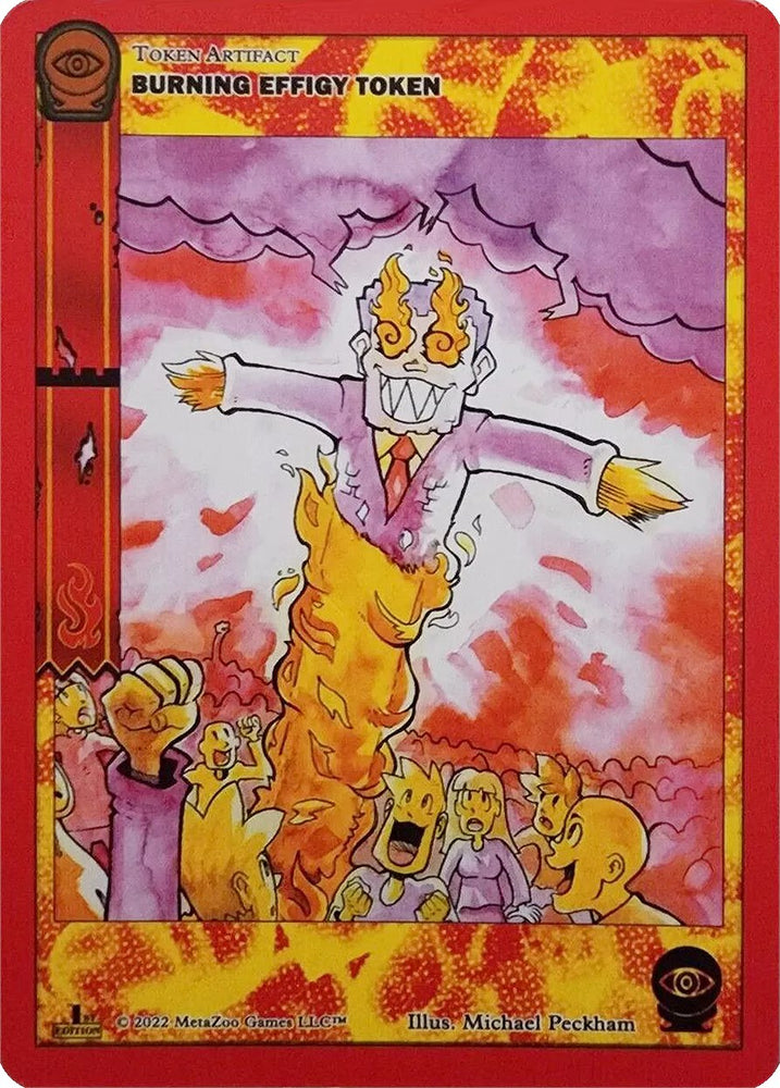 Burning Effigy Token [Seance: First Edition]