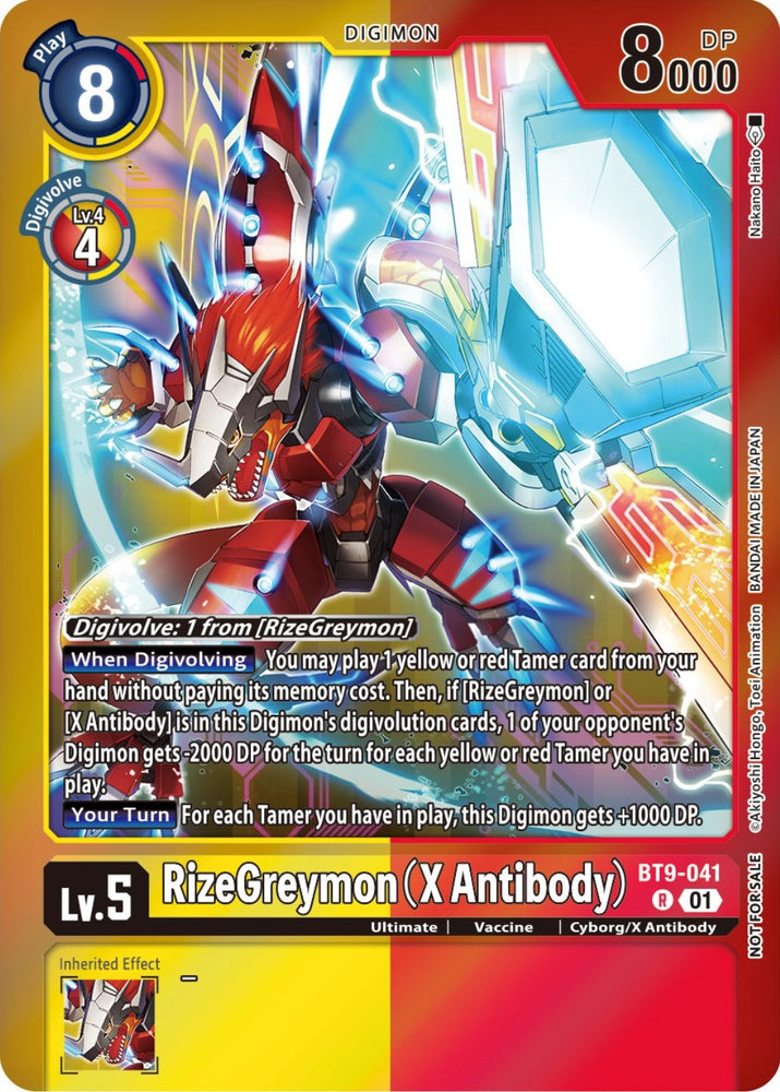 RizeGreymon (X Antibody) [BT9-041] (Event Pack 5) [X Record Promos]