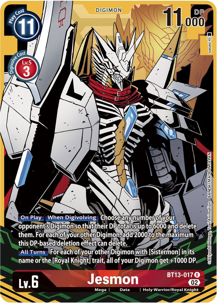 Jesmon [BT13-017] (Alternate Art) [Versus Royal Knights Booster]