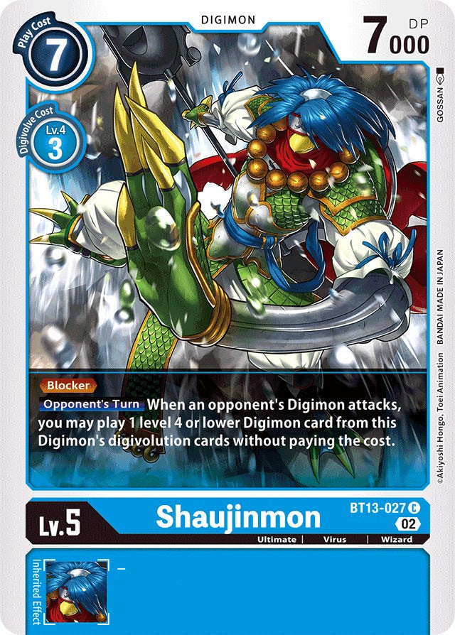 Shaujinmon [BT13-027] [Versus Royal Knights Booster]