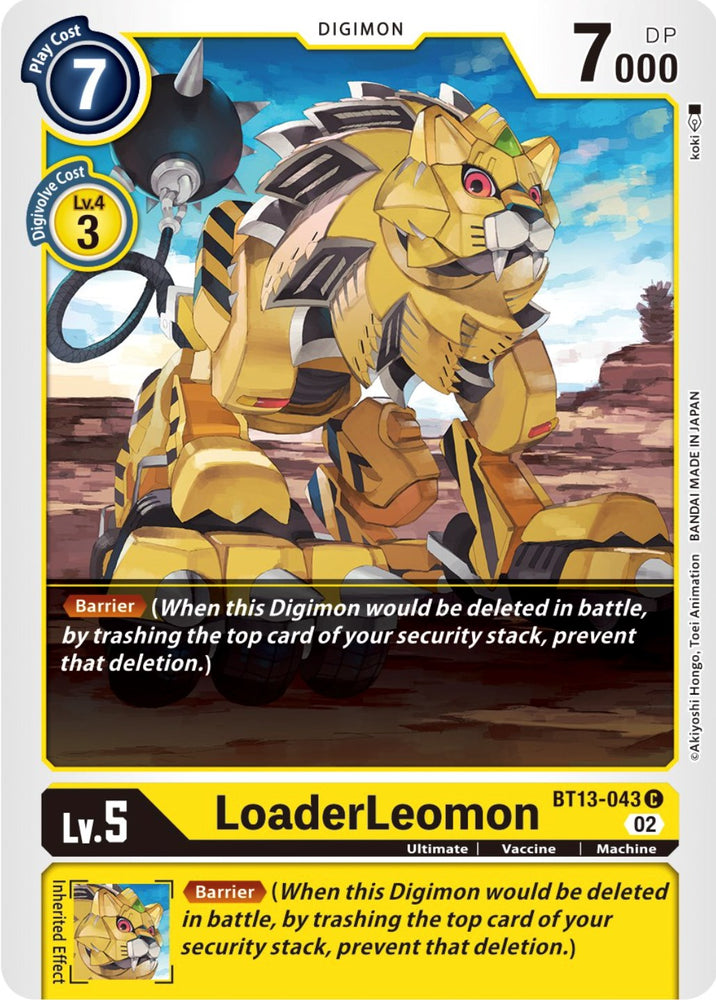 LoaderLeomon [BT13-043] [Versus Royal Knights Booster]